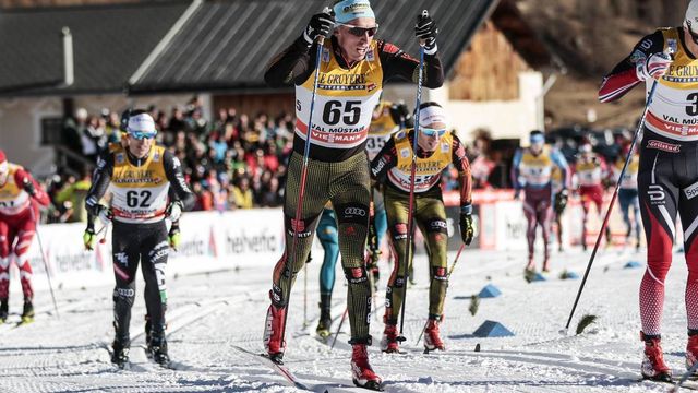FIS world cup cross-country, tour de ski, mass men, Val Mustair (SUI)