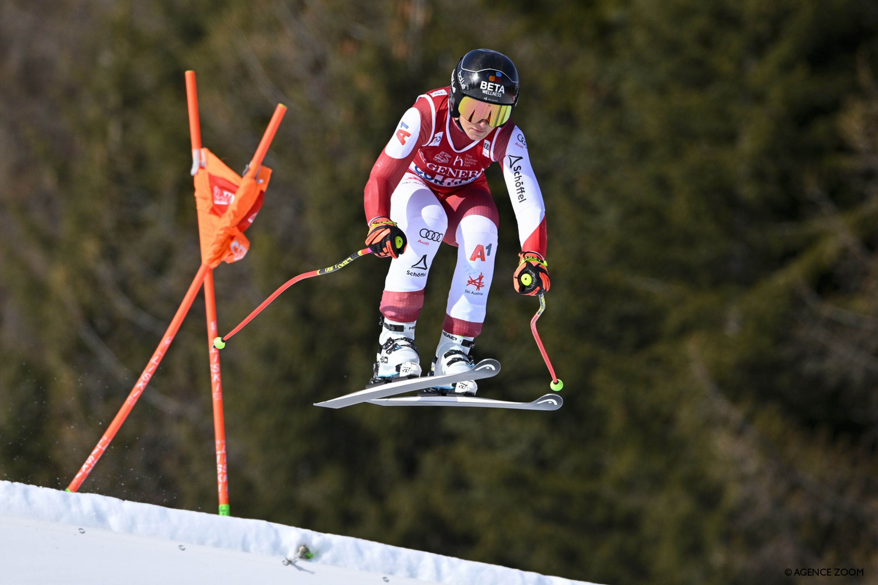 Venier won her second World Cup race on the Olympia delle Tofane downhill track (Agence Zoom)