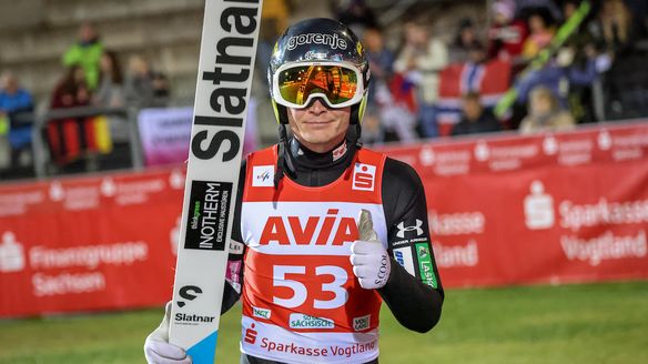 Anze Lanisek wins qualification in Klingenthal