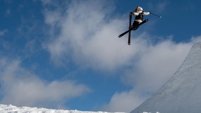 Kelly Sildaru in action at Cardrona © Jason Kerr/Winter Games NZ