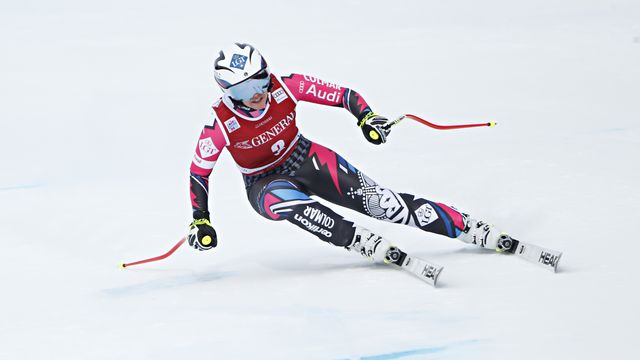LAKE LOUISE, CANADA - NOVEMBER 30: Tina Weirather of Liechtenstein competes during the Audi FIS Alpine Ski World Cup Women's Downhill on November 30, 2018 in Lake Louise Canada. (Photo by Christophe Pallot/Agence Zoom)