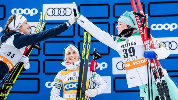 Therese Johaug sets a new record of distance wins at Lahti 10km C