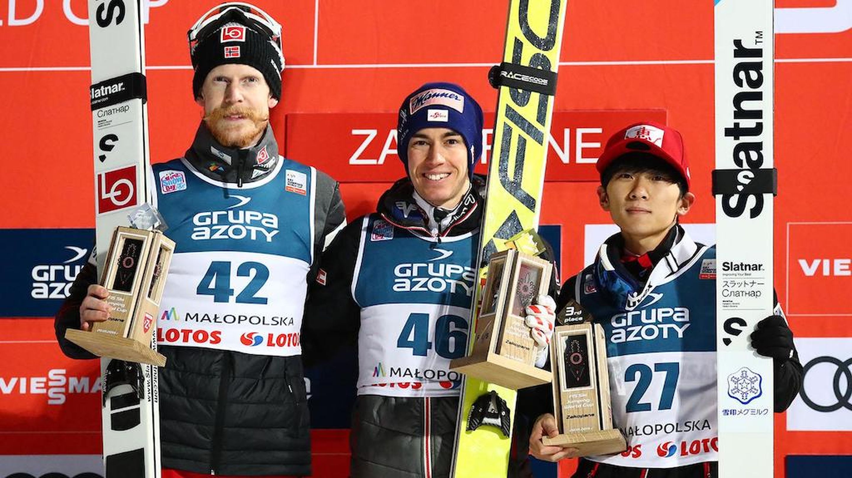 Robert Johansson, Stefan Kraft, Yukiya Sato