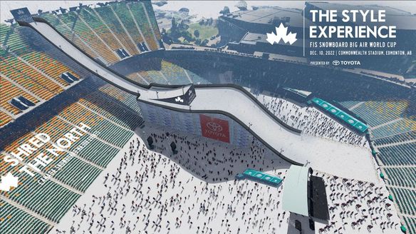 Four weeks to go before Edmonton Style Experience big air World Cup