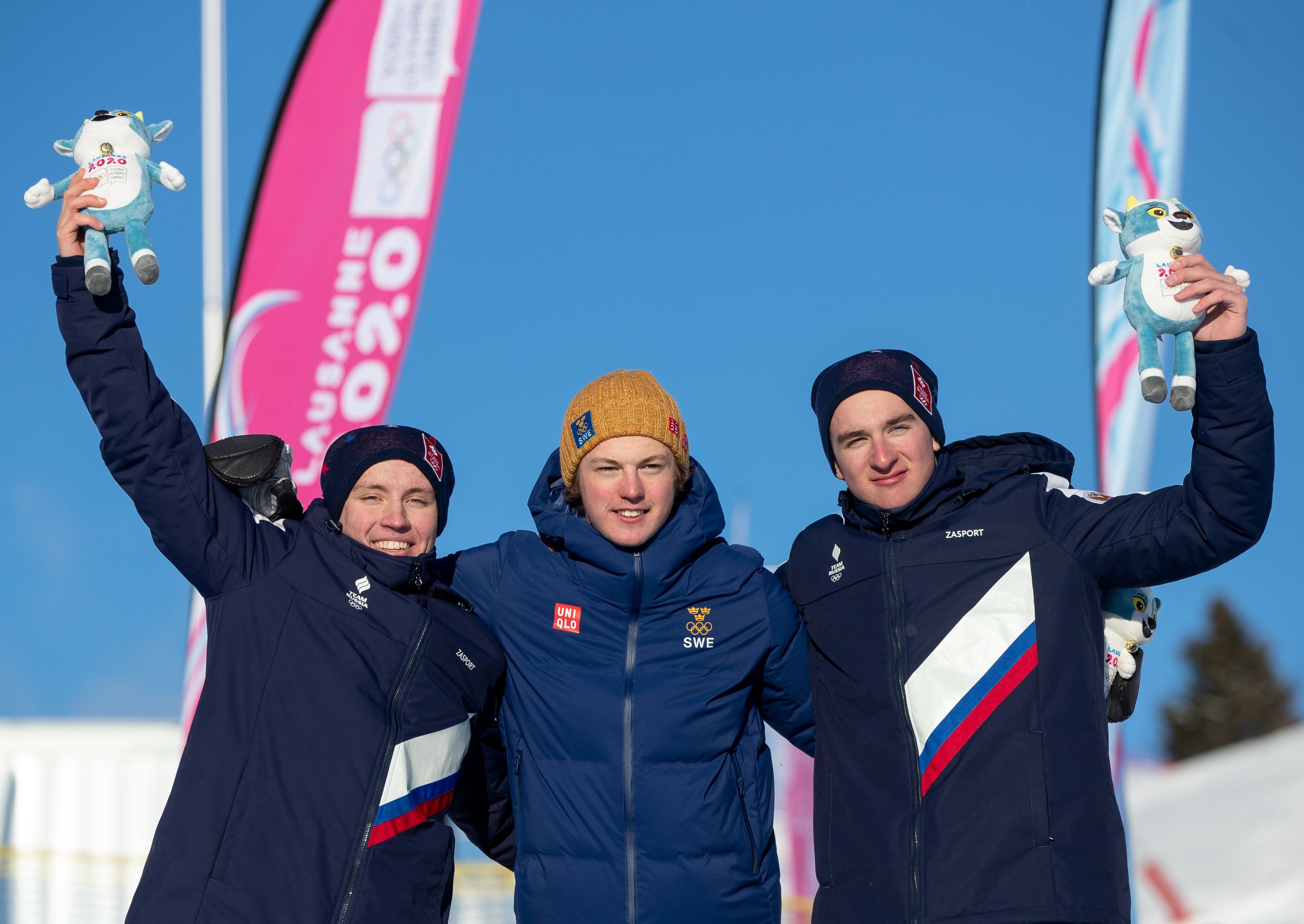 ©OIS: Artem Bazhin (RUS), Erik Wahlberg (SWE) and Andrei Gorbachev (RUS)