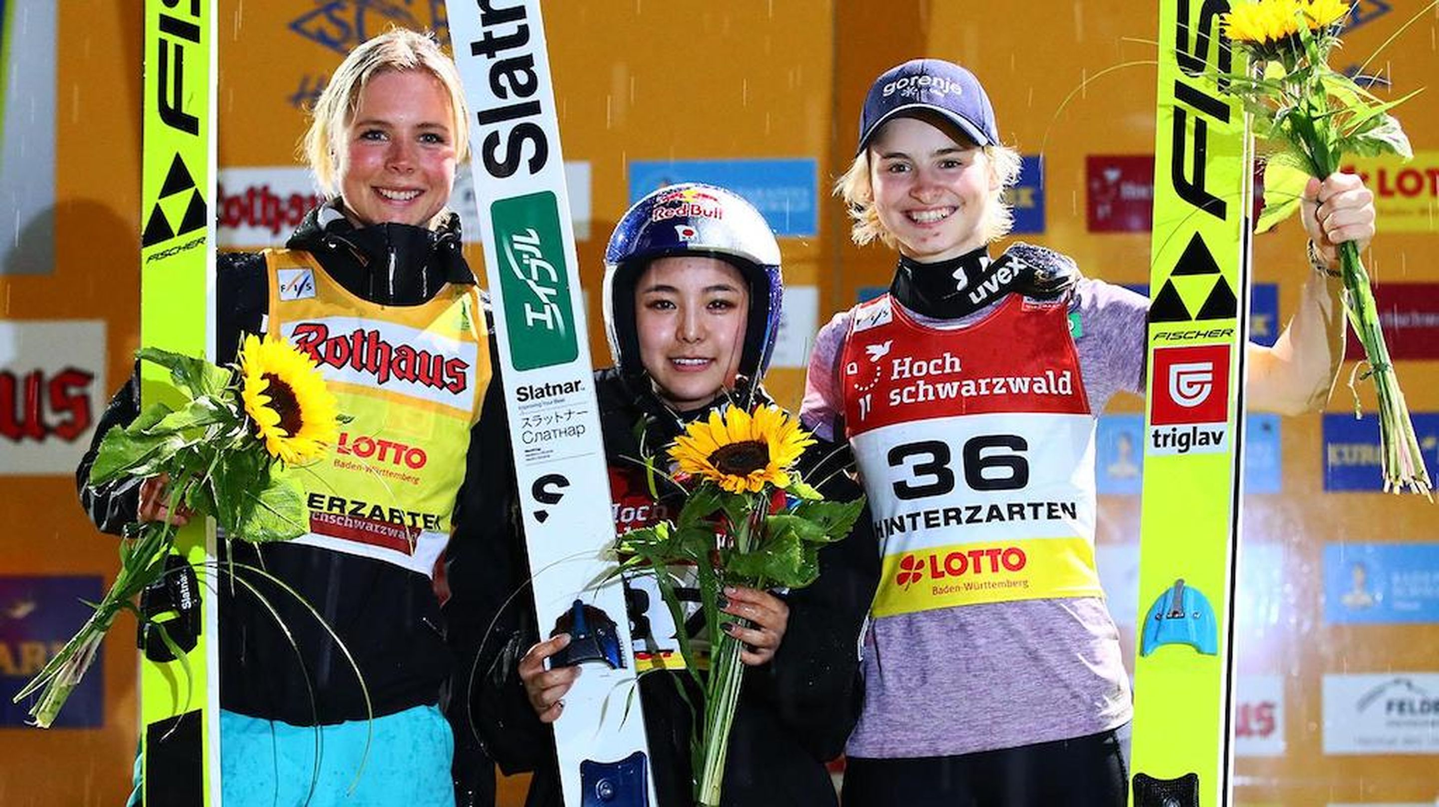 Maren Lundby, Sara Takanashi, Nika Kriznar