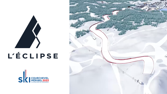 L'Éclipse: Discover the 2023 FIS Alpine World Ski Championships men's race slope