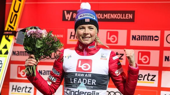Maren Lundby takes a clear win in RAW AIR opener