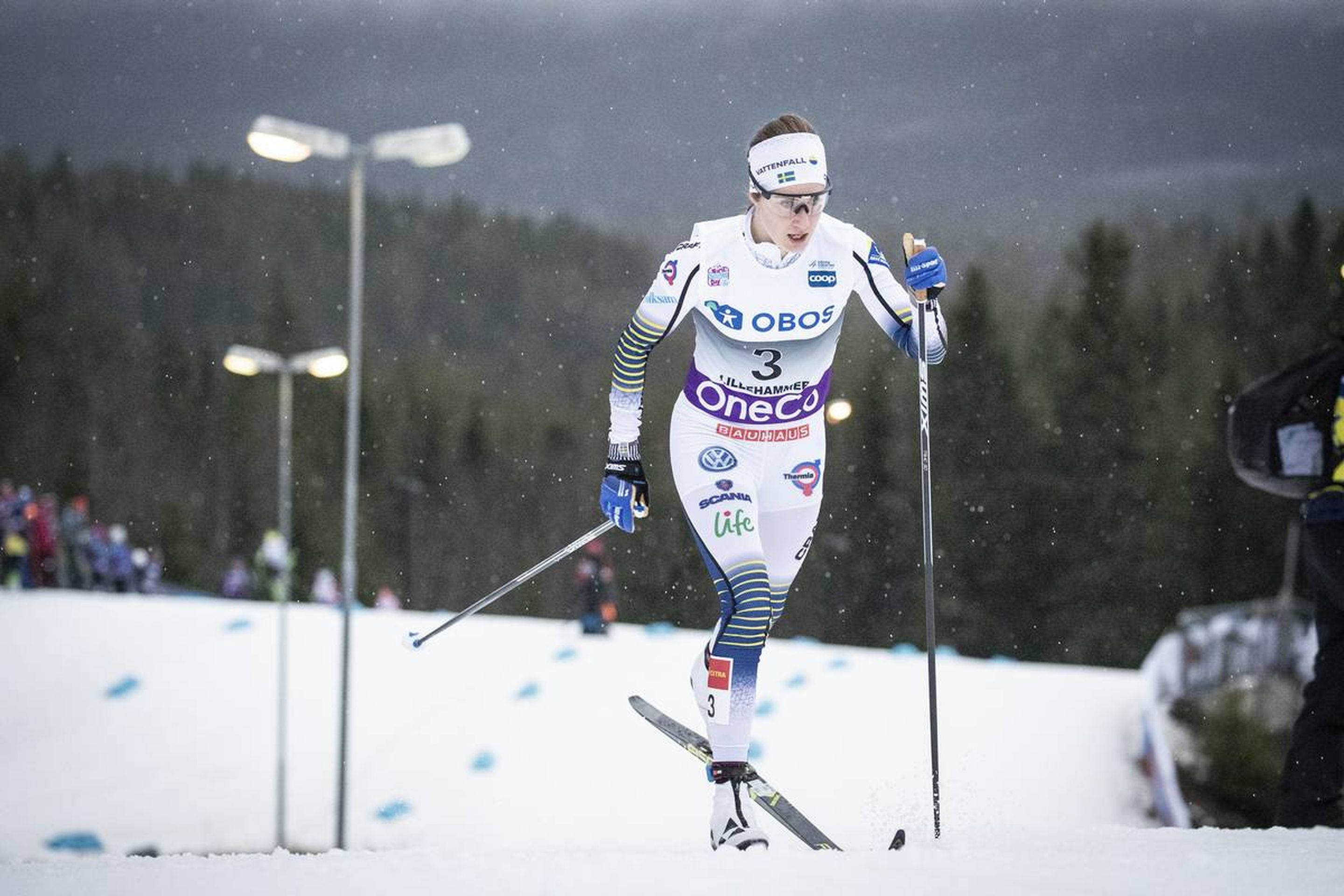 A strong performance by young Swedish athlete Ebba Andersson