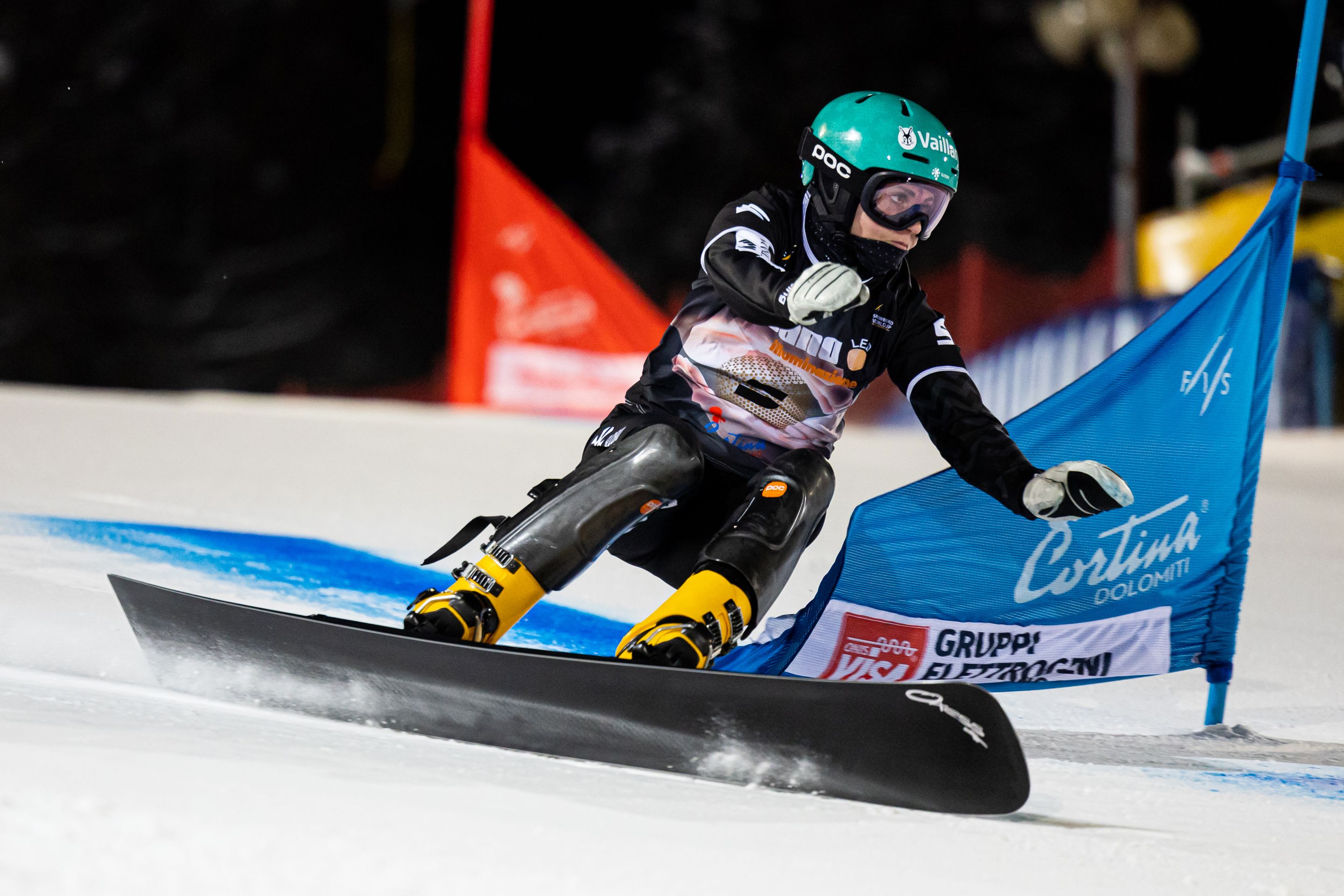 Gloria Kotnik (SLO) claims first World Cup win, in Cortina D'Ampezzo, 17 December 2022 © Miha Matavz/FIS