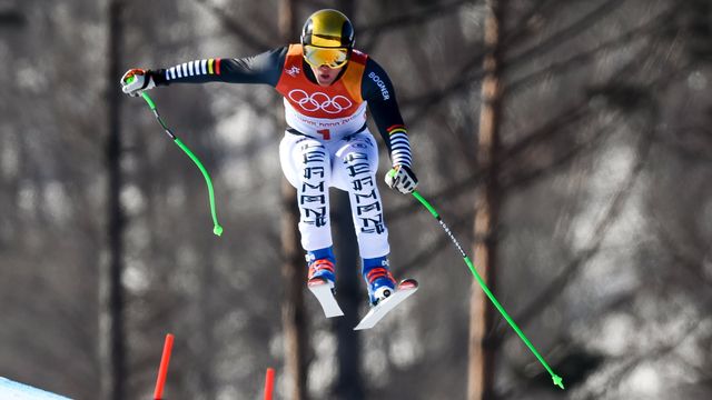 PYEONGCHANG-GUN, SOUTH KOREA - FEBRUARY 15:Thomas Dressen of Germany competes during the Alpine Skiing Men's Downhill at Jeongseon Alpine Centre on February 15, 2018 in Pyeongchang-gun, South Korea. (Photo by Alain Grosclaude/Agence Zoom)
