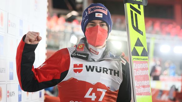 Stefan Kraft wins large hill qualification
