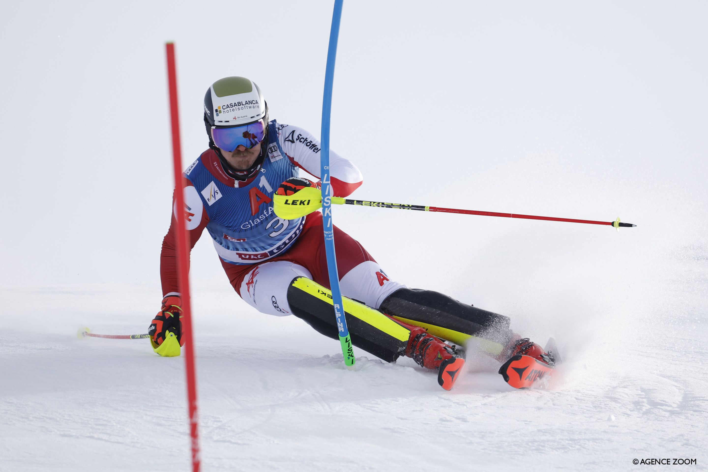 The piste at Gurgl was hailed as 'perfect' by Feller  (Agence Zoom)