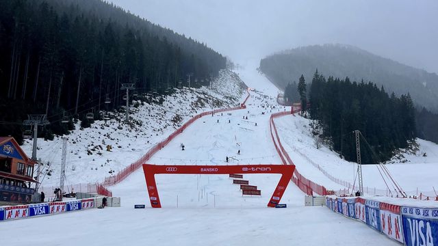 Poor visibility and uncooperative weather in Bansko (Agence Zoom)