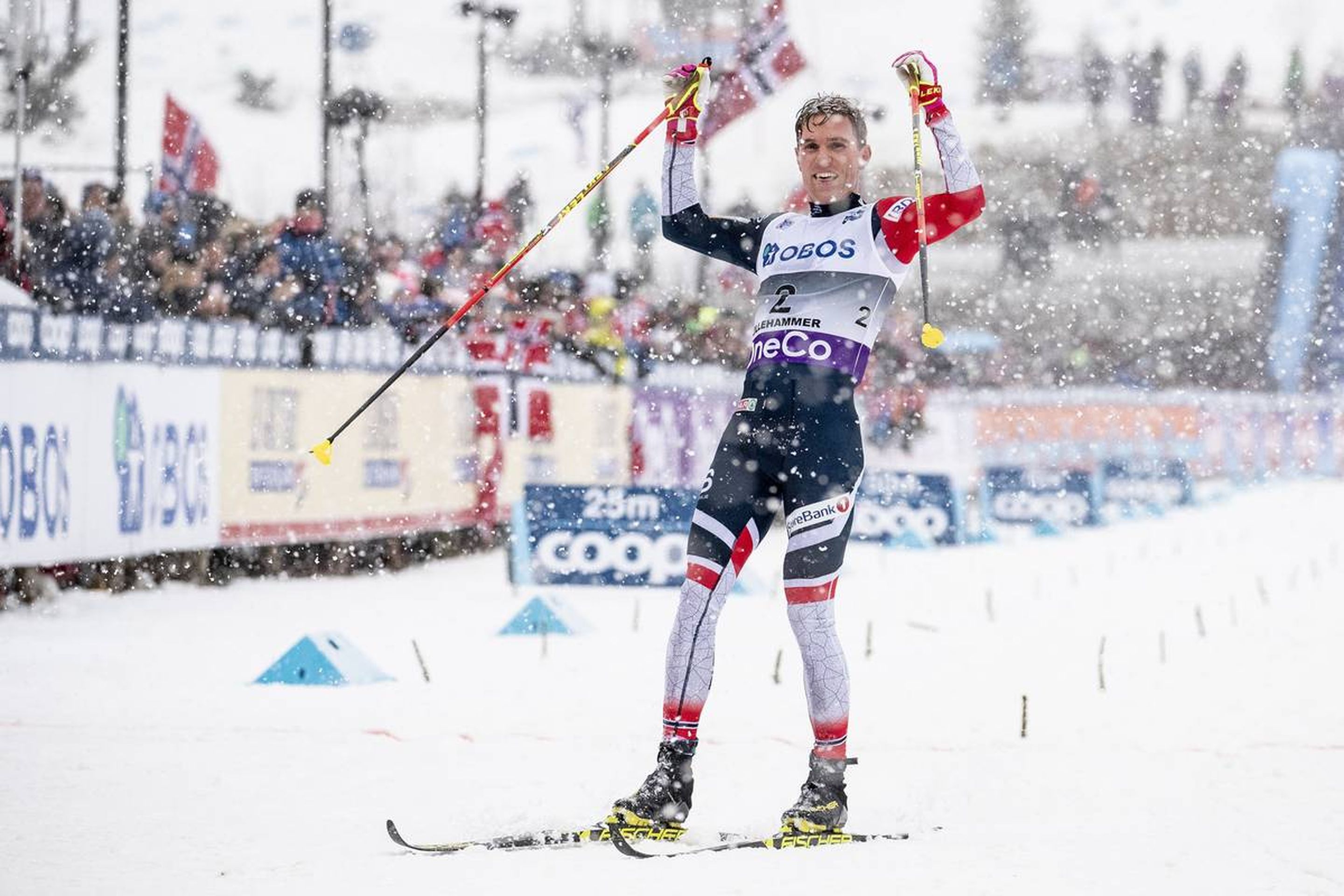 Didrik Toenseth is the winner of the 15 km C pursuit