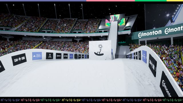 Artists rendering of the set-up in Edmonton © Canada Snowboard