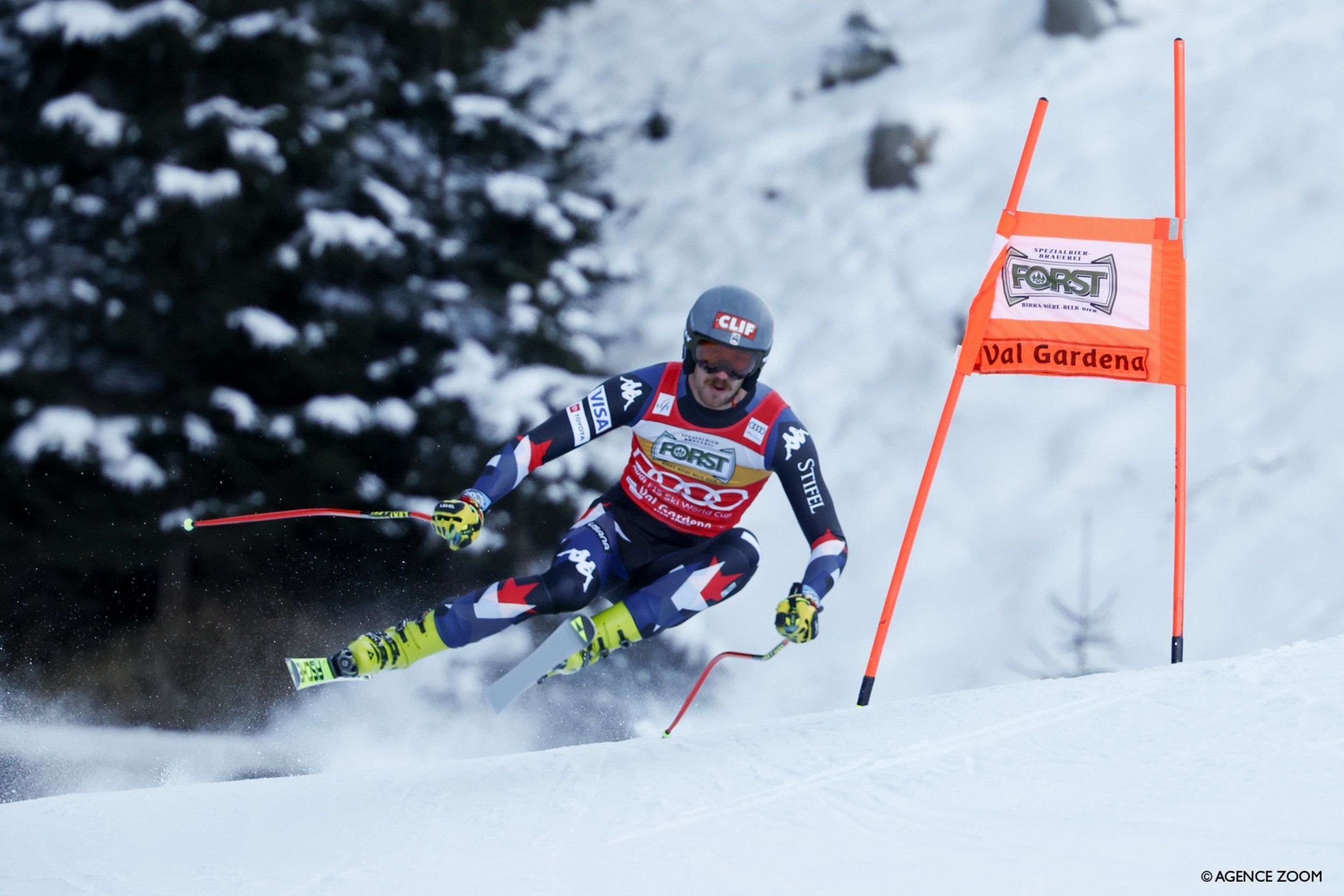 Bennett charges to his second podium in three days in Val Gardena (Agence Zoom)