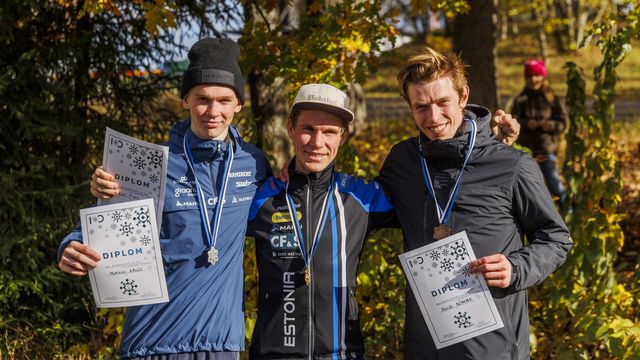 Markus Kägu, Kail Piho and Martti Nomme (c) Estonian Ski Association