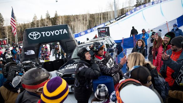 Castellet and White triumph in wild Aspen Snowmass Halfpipe World Cup