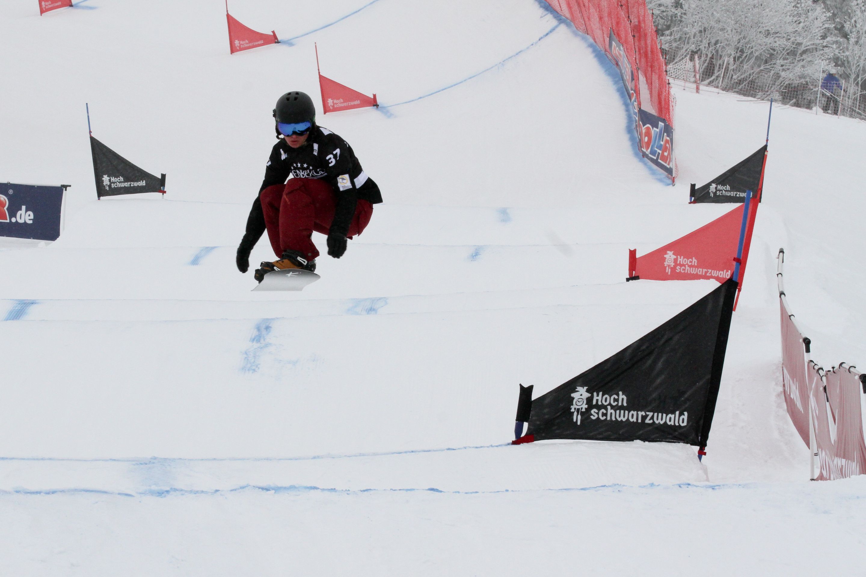 Adam Lambert (AUS) competes in Qualifiers Men - SBX World Cup Feldberg