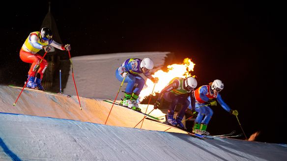 Are you ready for a spectacular night action of ski cross in Arosa?