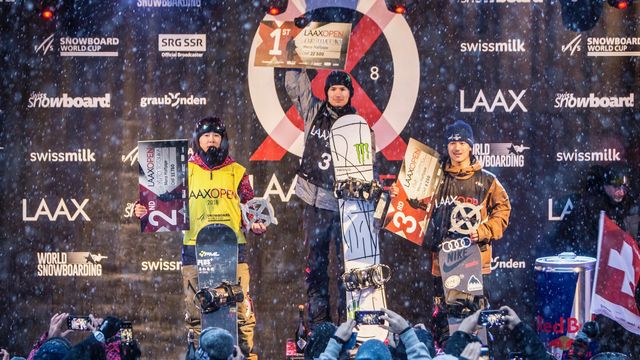 Iouri Podlatchikov (SUI) at his last World Cup win on home soil in Laax © Ruggli/LAAX Open
