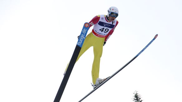 Jason Lamy Chappuis returns to the jumping hill